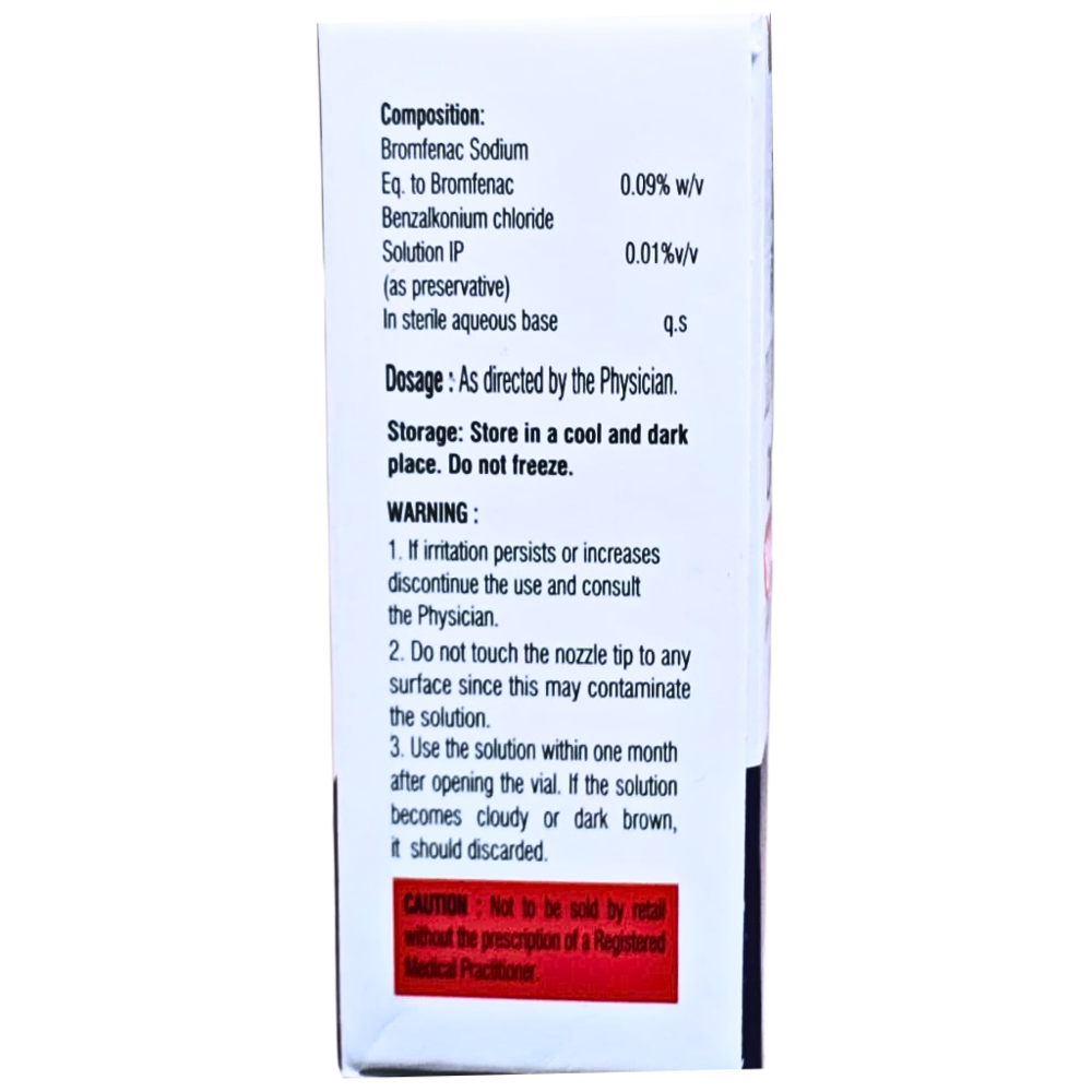 Bromfenac Ophthalmic Solution 0.09% w/v