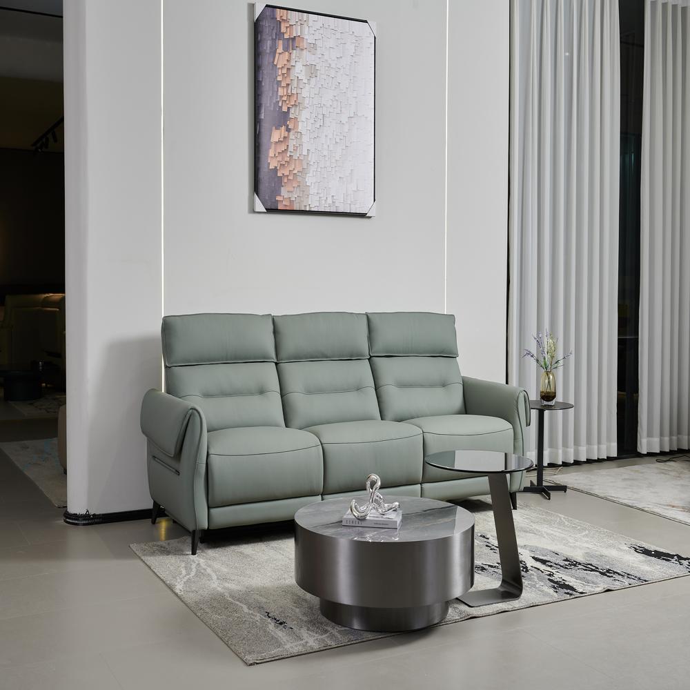 Modern Leather 3-seater Sofa
