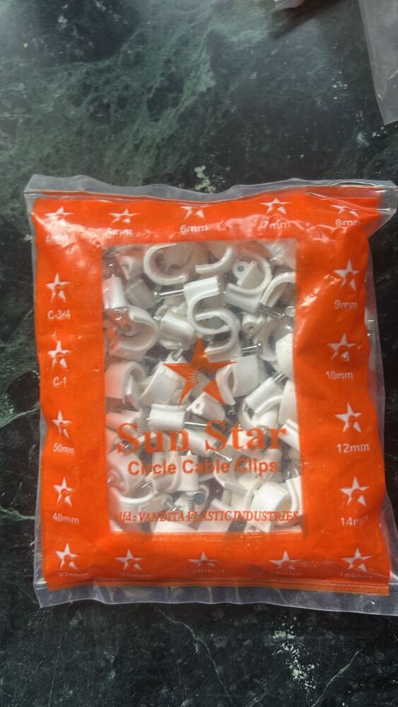 Nail Cable Clip - Density: 0.95 Gram Per Cubic Centimeter(g/cm3)