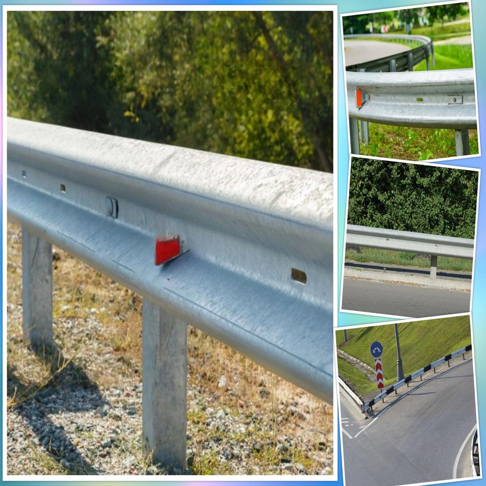 W Beam Crash Barrier