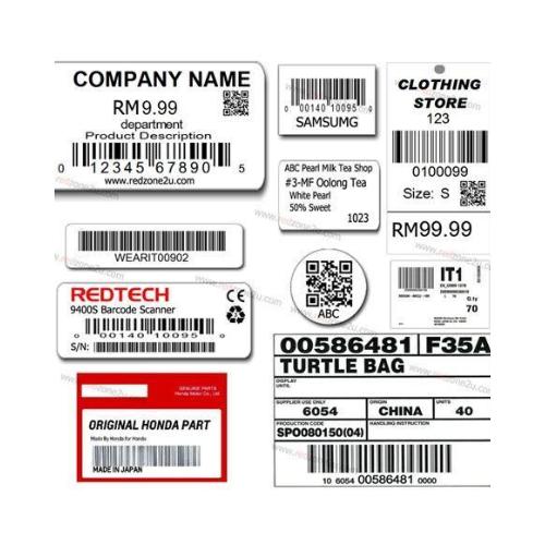 Barcode Printed Labels