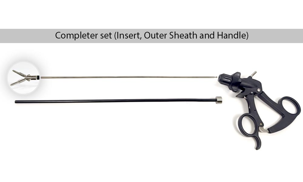 Dolphin Grasping Forceps 5mm, 18cm with Rachet Handle