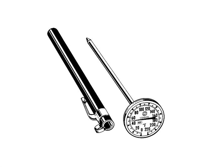 POCKET THERMOMETER STAINLESS STEEL CONSTRUCTION RANGE (20 % DISCOUNT)