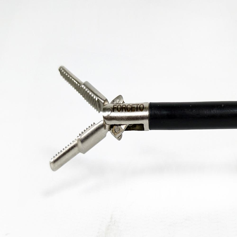 Dolphin Grasping Forceps 5mm, 33cm with Rachet Handle