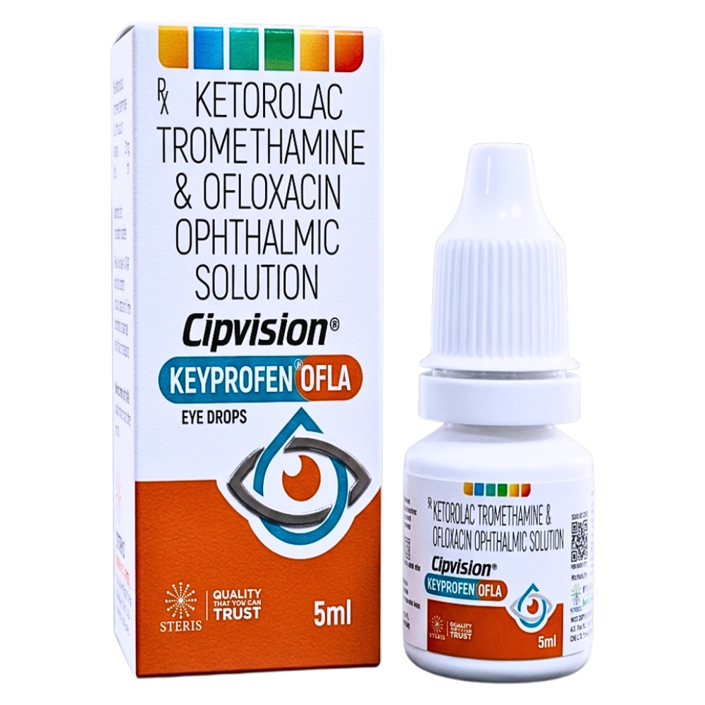 Ketorolac Tromethamine & Ofloxacin Ophthalmic Solution