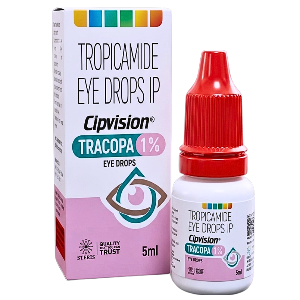 Tropicamide Eye Drops Ip - Brand Name: Cipvision Tracopa 1%