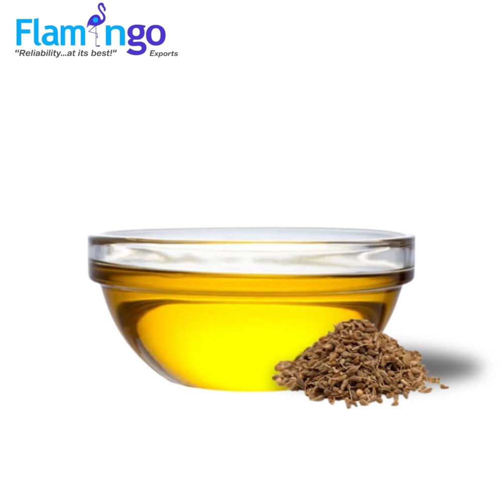 Ajwain Essential Oil - Steam Distilled Liquid, Anti-fungal, Anti-bacterial, Digestive Aid, 25 Kg Drum