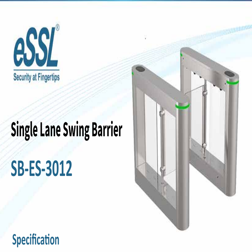 eSSL SB-ES-3012 Single Lane Swing Barrier