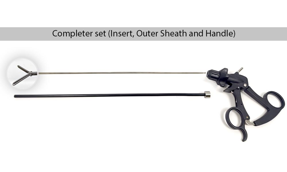Debakey Forceps 5mm, 45cm with Rachet Handle