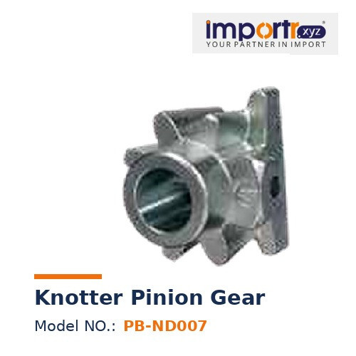(Pb-Nd007) Knotter Pinion Gear - Color: Metallic Silver/Grey