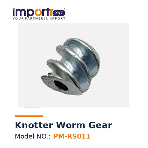 (Pm-Rs011) Knotter Worm Gear - Color: Metallic/Silver