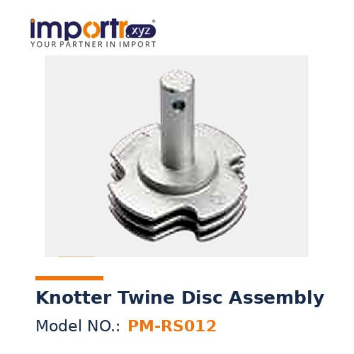 (Pm-Rs012) Knotter Twine Disc Assembly - Color: Silver/Metallic