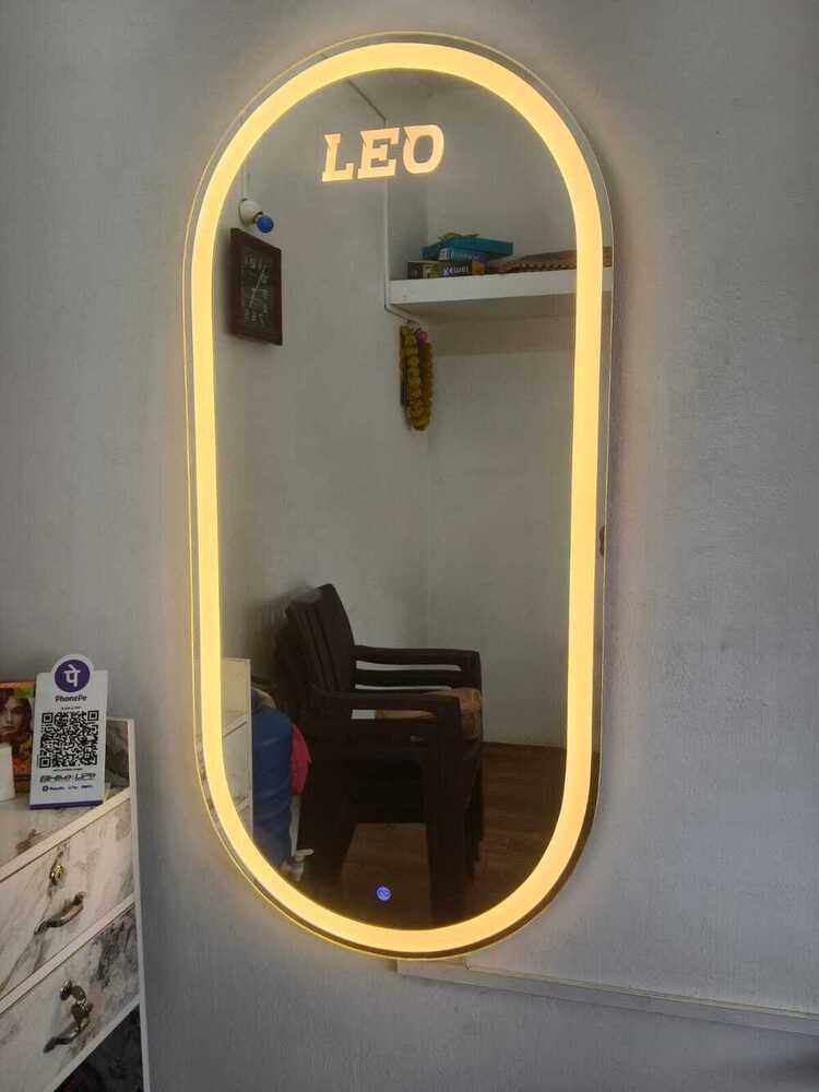 LED Mirror With Logo