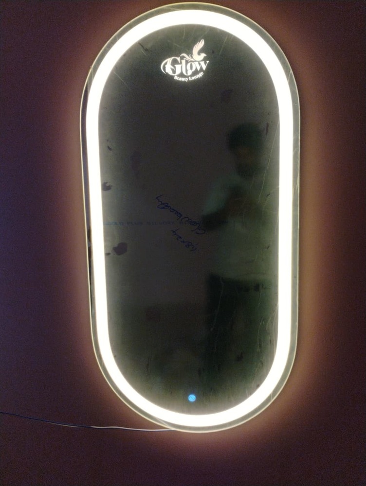 Led Mirror With Logo