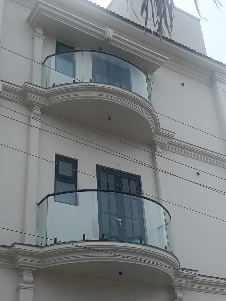 Curved Glass Balcony
