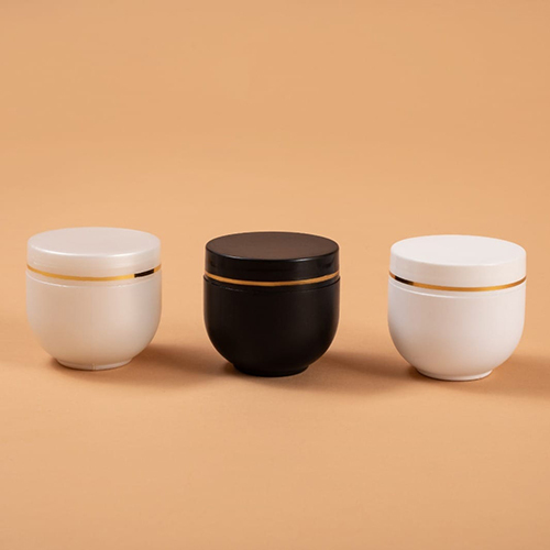 Cream Cosmetic Plastic Jar