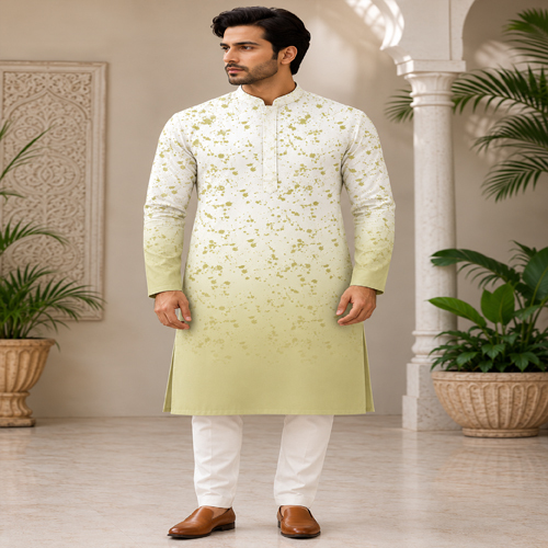 Mens Silk Kurta