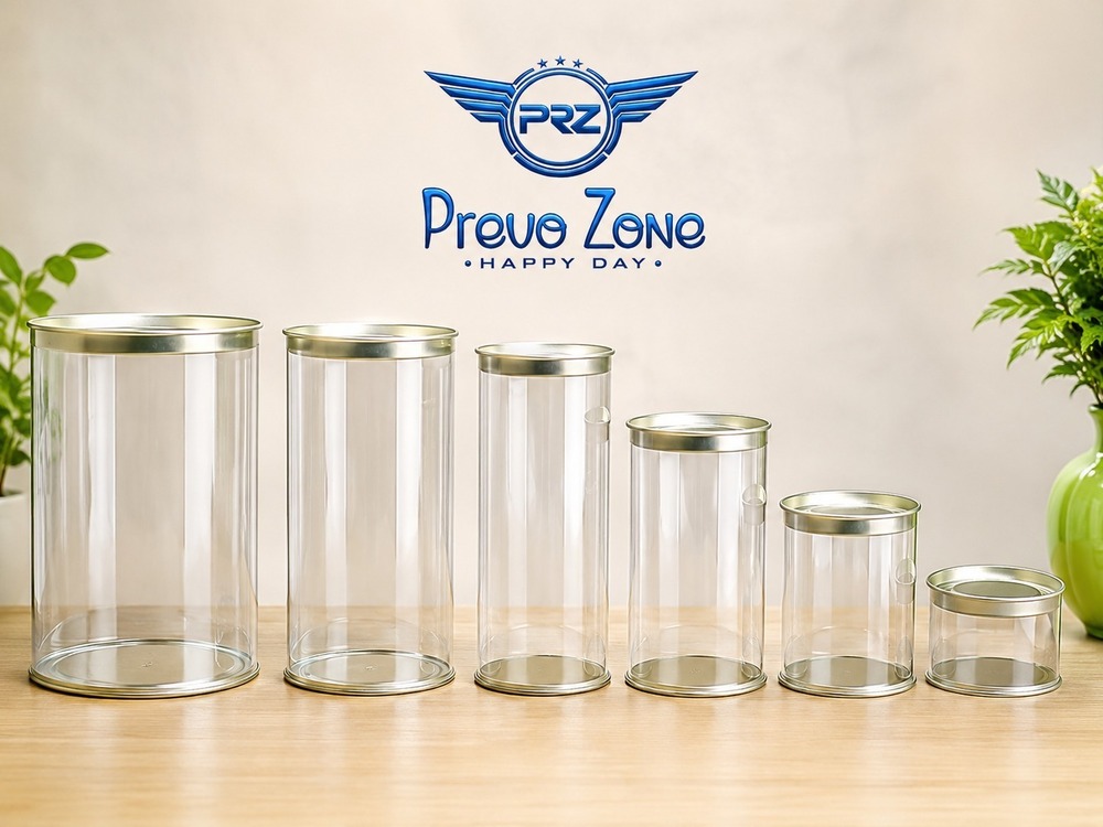 Transparent Clear Glass Jars