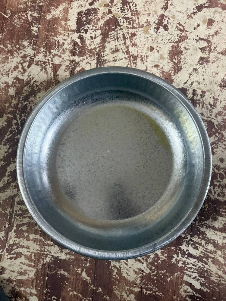 10 Inch Galvanized Steel Parat - Color: Metallic Silver