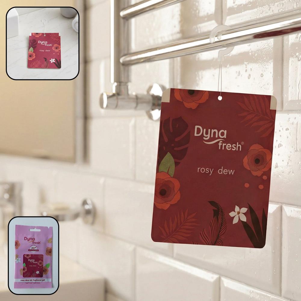 Rosy Dew Hanging Air Freshener Gel (1 Pc, 10Gm) - Application: As Per Product Requirement