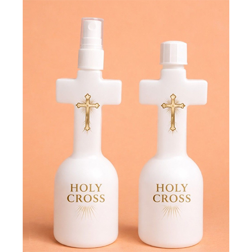 Holy Cross Bottle with Mist Pump and Cap (Printed)