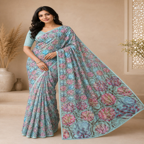 Ladies Printed Sarees