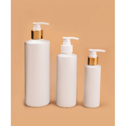 White Tulip Shape Bottle with Dispenser Pump