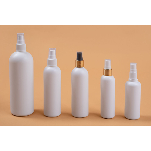 Shampoo Bottle with Mist Pump White