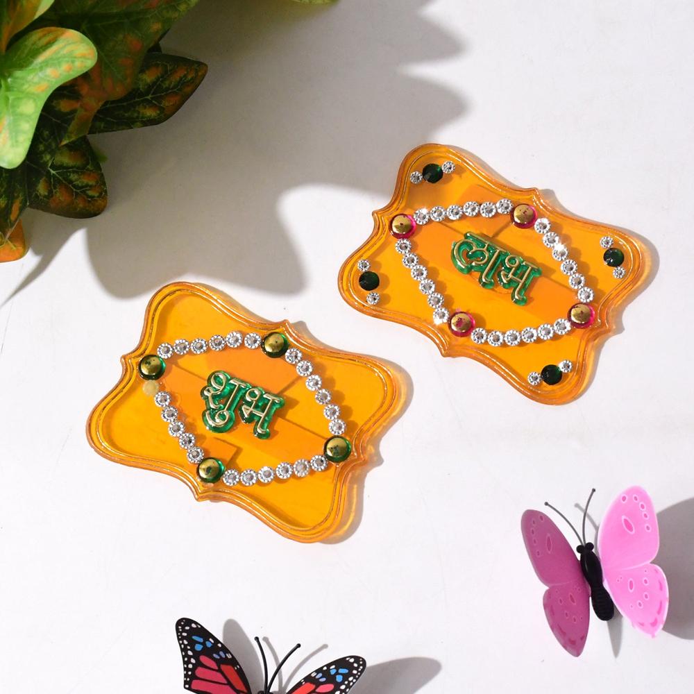 Shubh Labh Decorative Wall Hangings (2 Pc) - Application: As Per Product Requirement