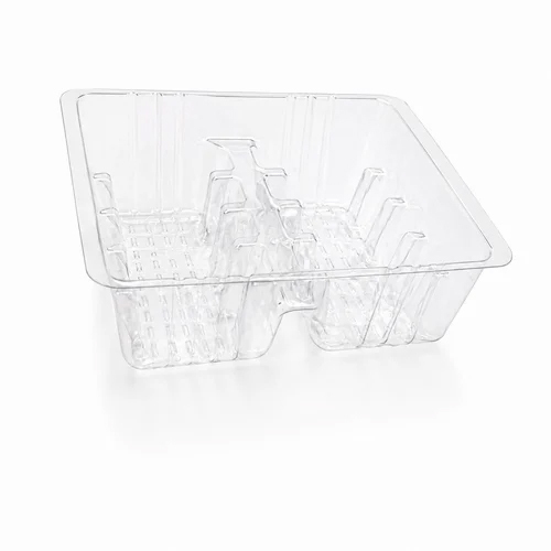 80Gm Pet Biscuit Packaging Tray - Color: Transparent