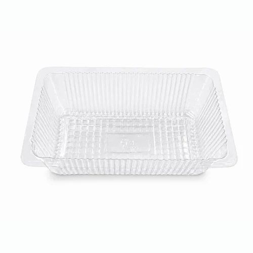 250Gm Pet Biscuit Packaging Tray - Color: Transparent