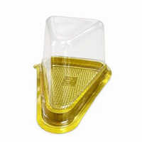 Single Triangle Pastry Box (Golden Base)