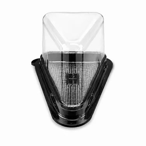 Single Triangle Pastry Box (Black Base)