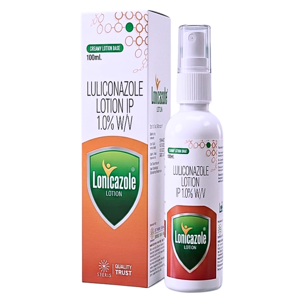 Luliconazole Lotion Ip 1.0% W/v - Life Span: 24 Months (2 Years)
