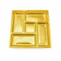 5 Cavity PET Sweet Packaging Tray
