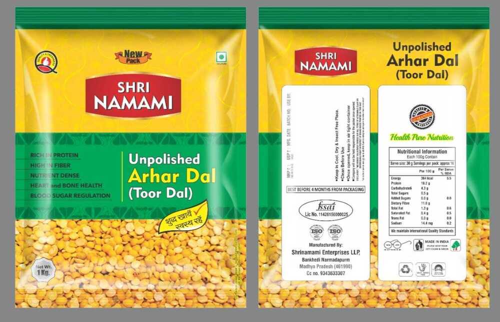 Unpolished Arhar Dal
