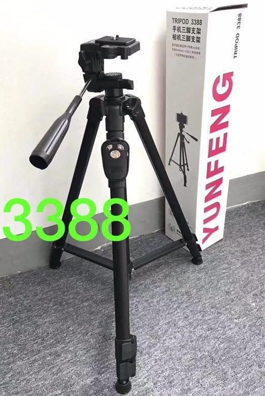 3388 Camera Tripod - Color: Black