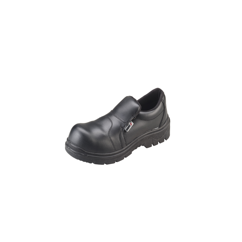 Udyogi Edge Mf Slipon Safety Shoes - Color: Black
