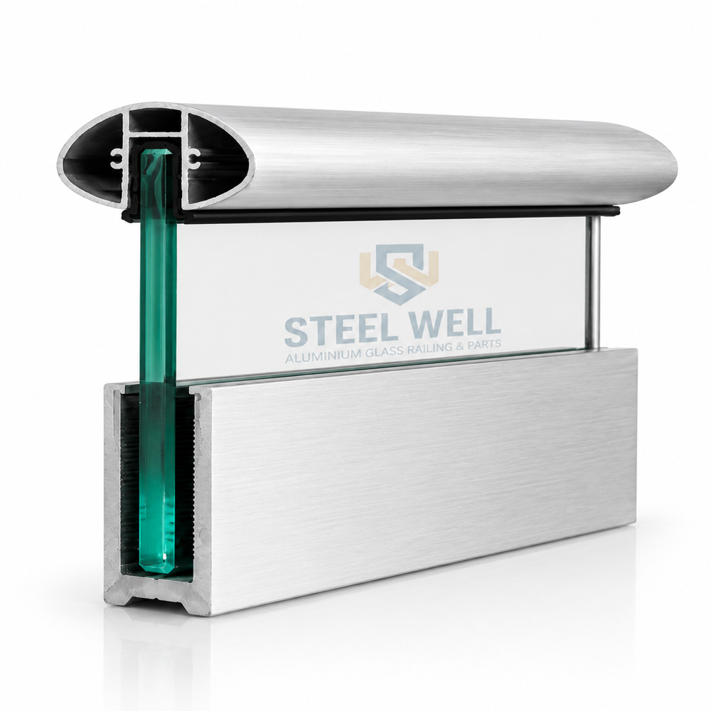 aluminium railing top bottom for home/aluminium railing top bottom for villa/aluminium railing top bottom for bungalow/aluminium railing top bottom commercial