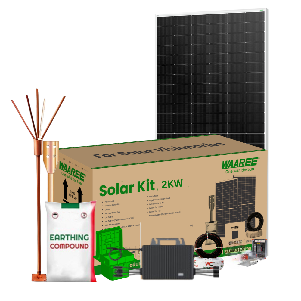 WAAREE 2kW Solar Kit With Micro Inverter