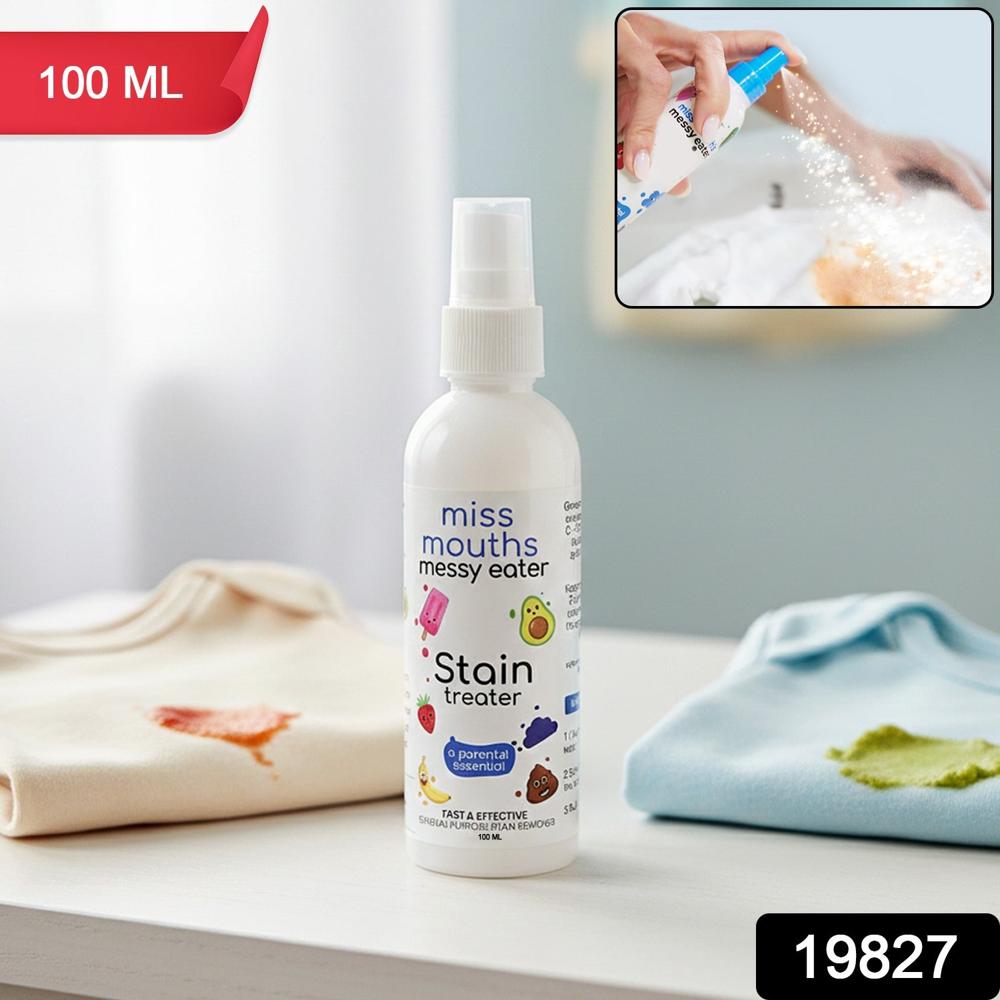 Instant Stain Remover Spray Mess & Food Stain Cleaning Solution 100Ml - (1 Pc) - Application: As Per Product Requirement
