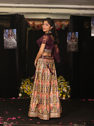 Premium Purple Color Skirt Set