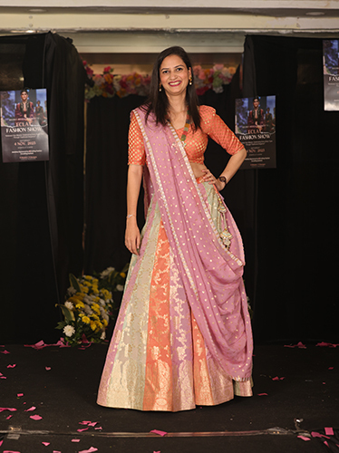 Premium Multi Color Lehnga - Bust Size: 32-44 Inches (Customizable)