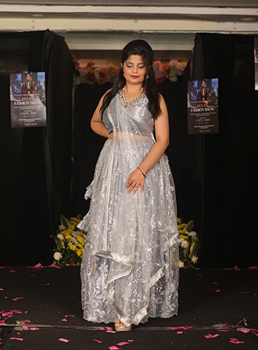 Premium Grey Lehenga Choli Set