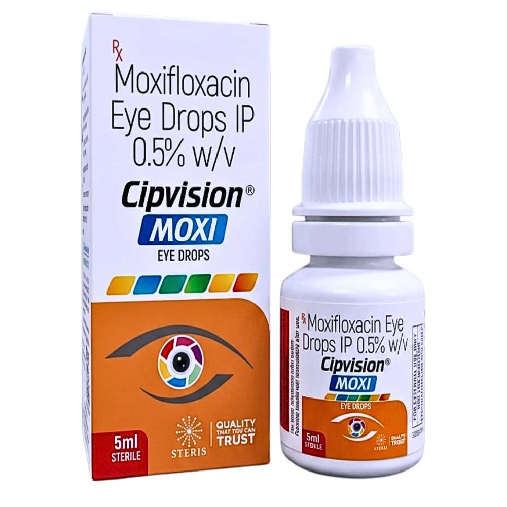 Moxifloxacin Eye Drops Ip 0.5 W/v - Dosage Form: Ophthalmic Solution (eye Drops)