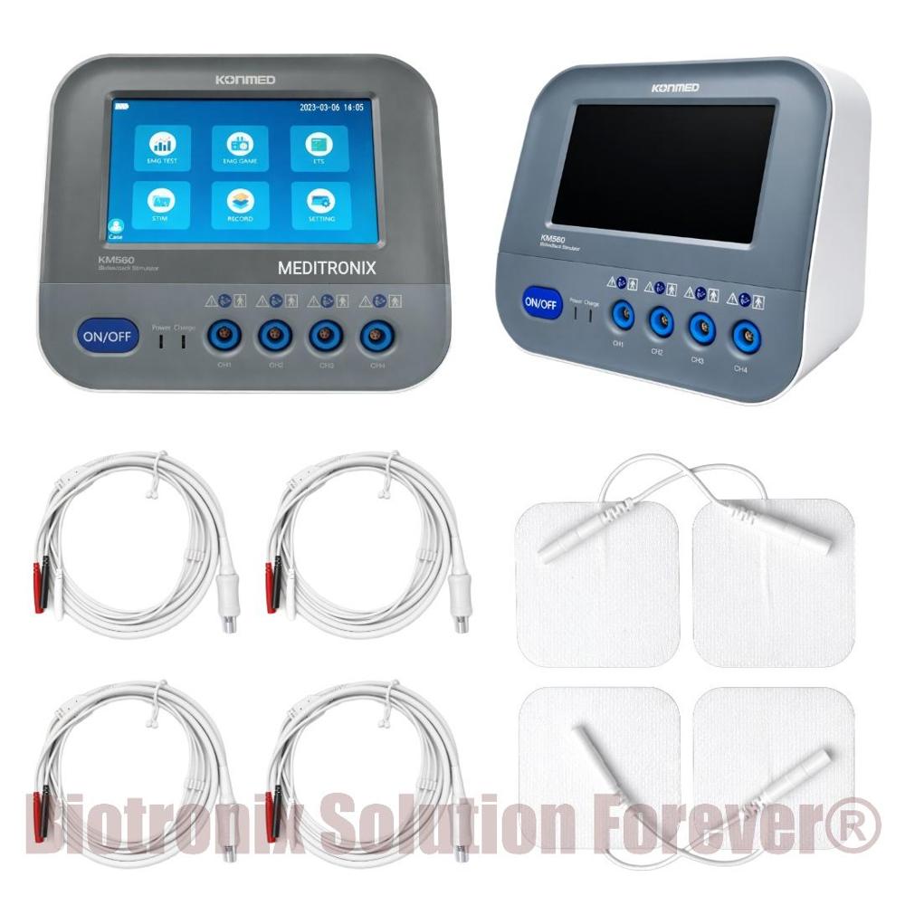 Konmed KM-560 EMG Biofeedback Device with ETS Gaming, FES and NMES