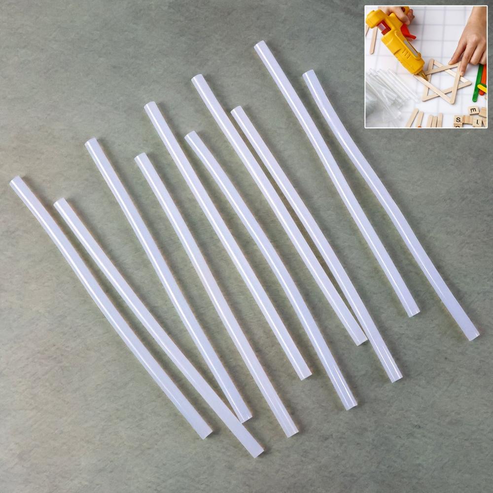 Transparent Hot Melt Glue Sticks (10 Pc Set) - Color: Stationery