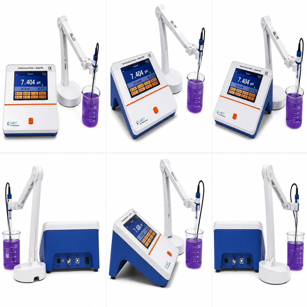 Microprocessor Based Digital Ph Meter - Color: White