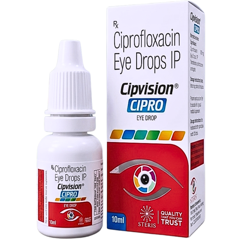Ciprofloxacin Eye Drops Ip - Brand Name: Cipvision Cipro