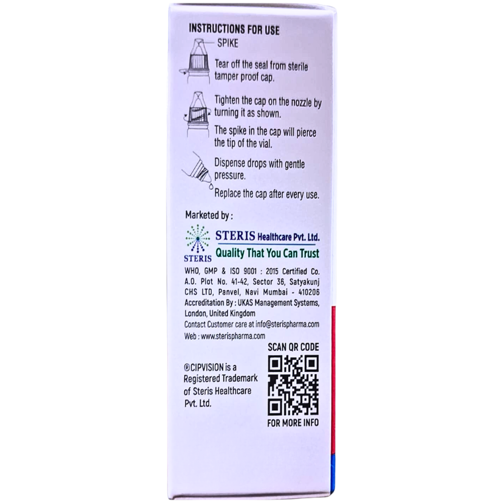 Ciprofloxacin Eye Drops IP